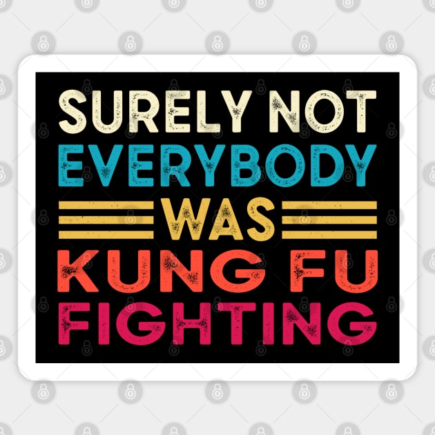 Surely Not Everybody Was Kung Fu Fighting Magnet by Cartel